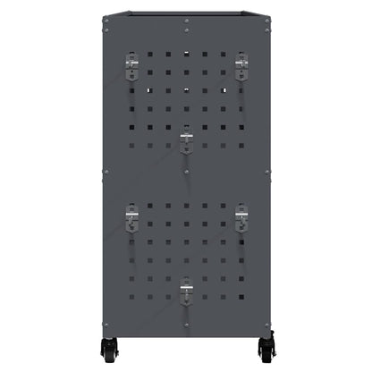 Carrello per Attrezzi con lo scaffale Antracite 75 x 35 x 73 cm