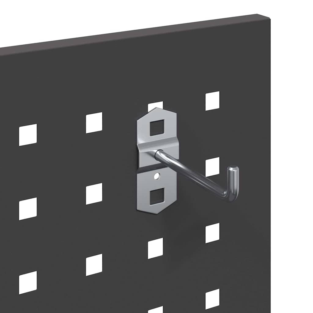 Carrello per Attrezzi con lo scaffale Nero 65 x 35 x 111 cm