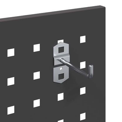 Carrello per Attrezzi con lo scaffale Nero 65 x 35 x 111 cm