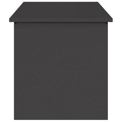 Scatola di Stoccaggio Esterno Nero 100 x 50.5 x 50 cm