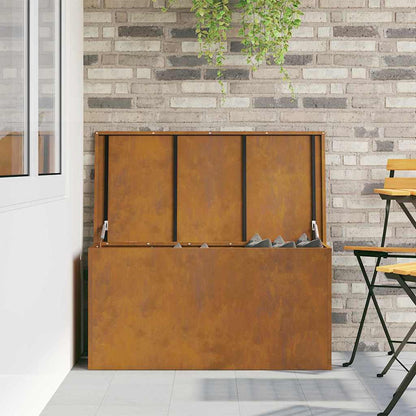 Scatola di Stoccaggio Esterno Marrone 100 x 50.5 x 50 cm