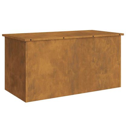 Scatola di Stoccaggio Esterno Marrone 100 x 50.5 x 50 cm