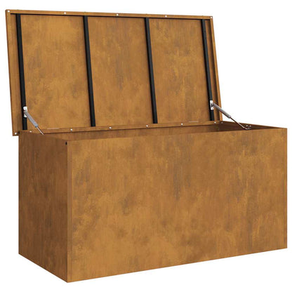 Scatola di Stoccaggio Esterno Marrone 100 x 50.5 x 50 cm