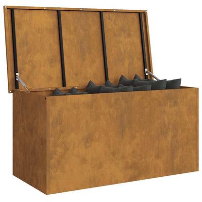 Scatola di Stoccaggio Esterno Marrone 100 x 50.5 x 50 cm