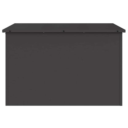 Scatola di Stoccaggio Esterno Nero 80 x 50.5 x 50 cm