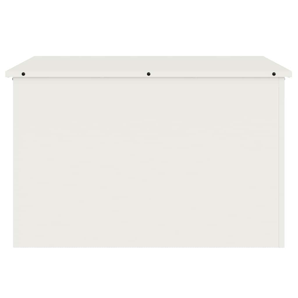 Scatola di Stoccaggio Esterno Bianco 80 x 50,5 x 50 cm Acciaio