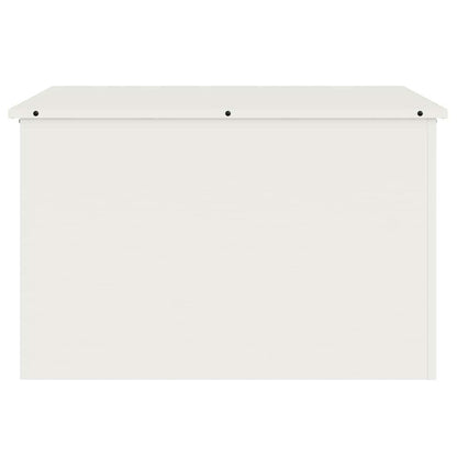 Scatola di Stoccaggio Esterno Bianco 80 x 50,5 x 50 cm Acciaio