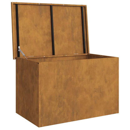 Scatola di Stoccaggio Esterno Marrone 80 x 50.5 x 50 cm