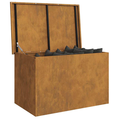 Scatola di Stoccaggio Esterno Marrone 80 x 50.5 x 50 cm
