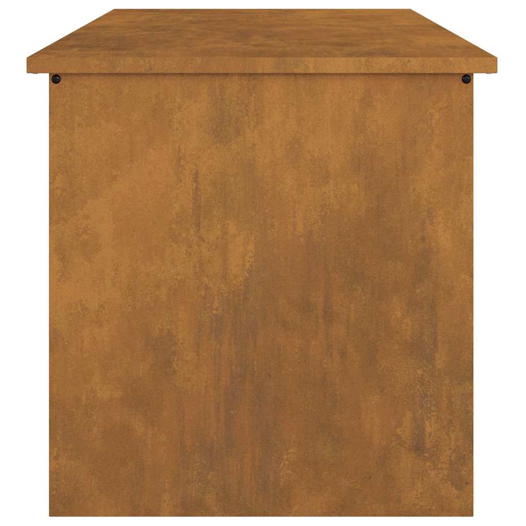 Scatola di Stoccaggio Esterno Marrone 80 x 50.5 x 50 cm