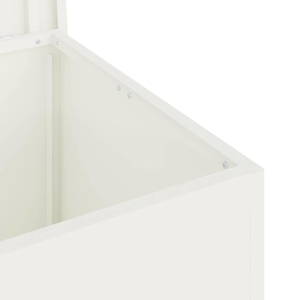 Scatola di Stoccaggio Esterno Bianco 55 x 50.5 x 50 cm