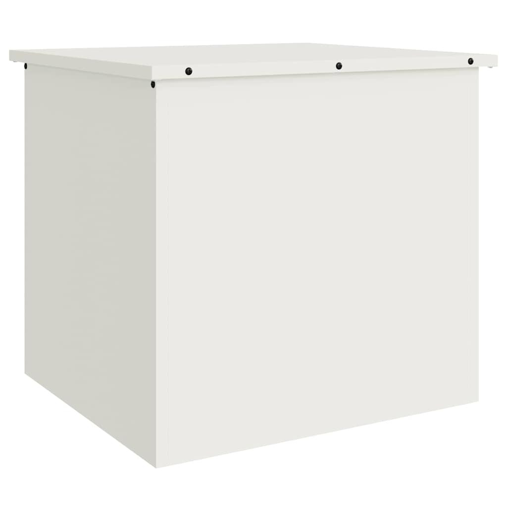 Scatola di Stoccaggio Esterno Bianco 55 x 50.5 x 50 cm