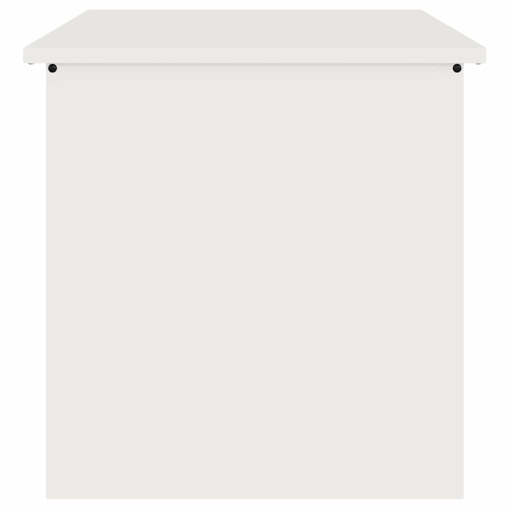 Scatola di Stoccaggio Esterno Bianco 55 x 50.5 x 50 cm