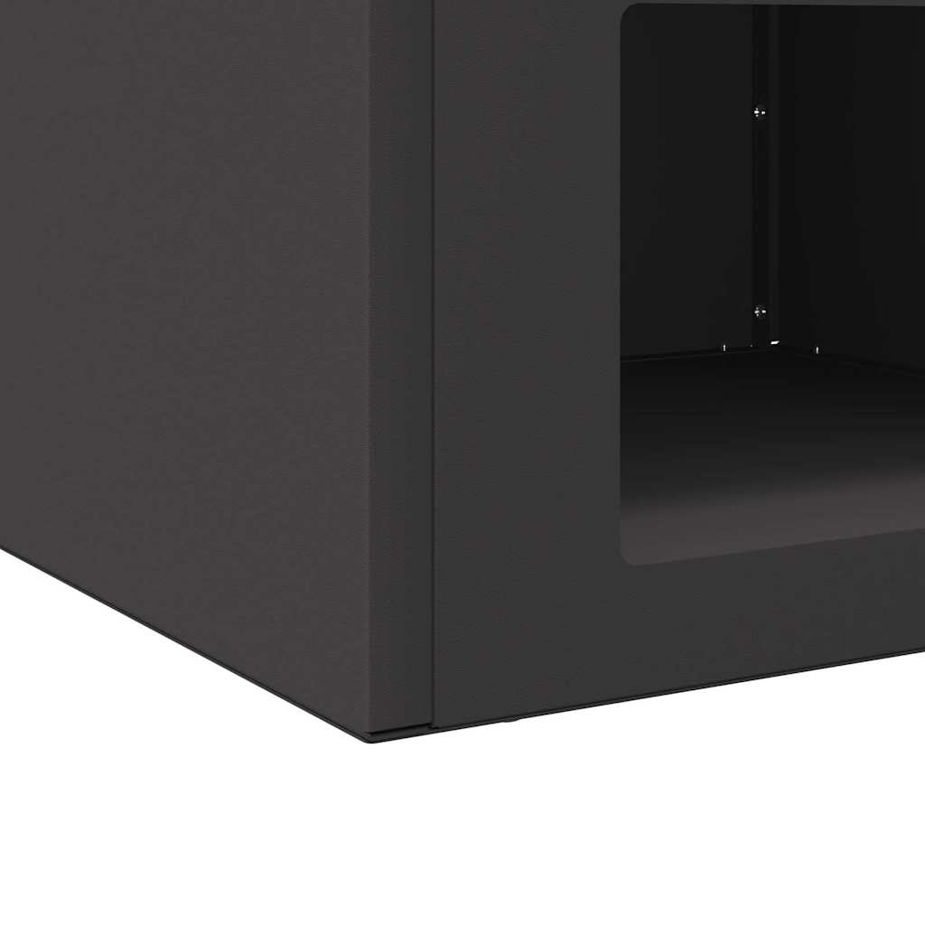 Focolare Nero 50 x 50 x 40 cm Acciaio