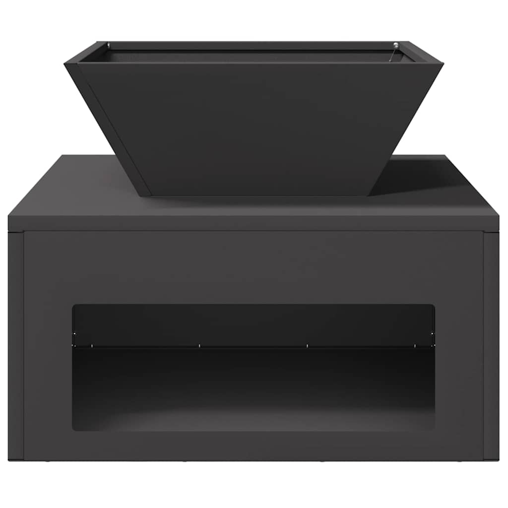 Focolare Nero 50 x 50 x 40 cm Acciaio