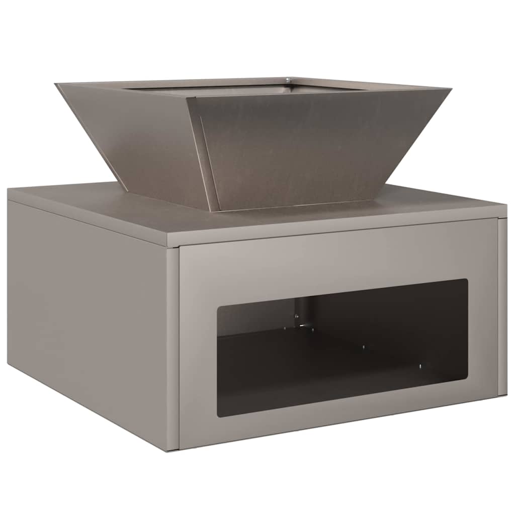 Focolare Ruggine 50 x 50 x 40 cm acciaio corten