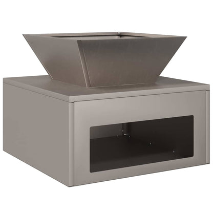 Focolare Ruggine 50 x 50 x 40 cm acciaio corten