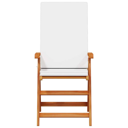 Sedia da Giardino con cuscino 4 pcs Marrone 57 x 71.5 x 104cm