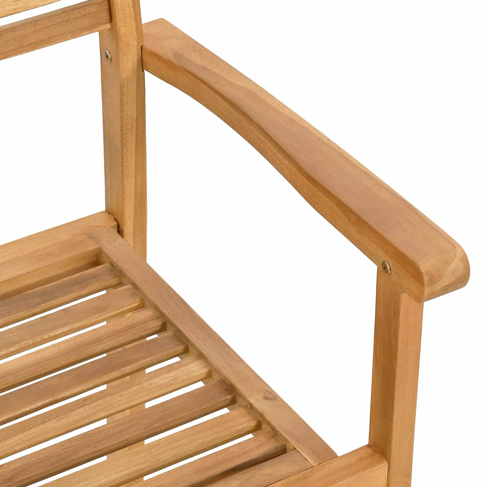 Set da Pranzo per Giardino 7 pcs Marrone Legno di teak solido | homemem39