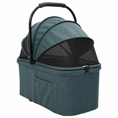 Passeggino pieghevole per animali Verde 78 x 54 x 101 cm