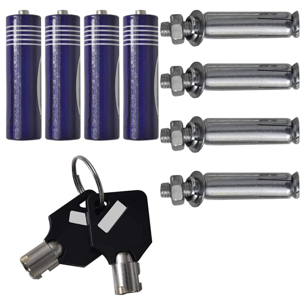 Cassetta di sicurezza digitale Grigio scuro 31 x 20 x 20 cm