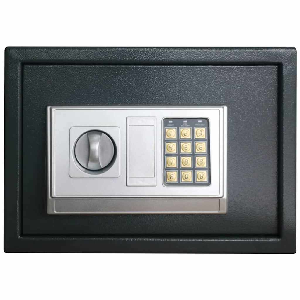 Cassetta di sicurezza digitale Grigio scuro 35 x 25 x 25 cm