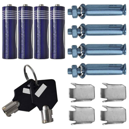 Cassetta di sicurezza digitale Grigio scuro 35 x 31 x 50 cm