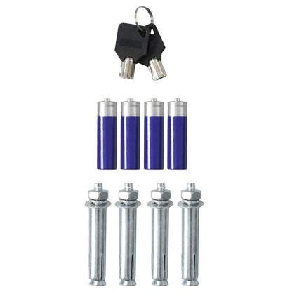 Cassetta di sicurezza digitale Grigio Scuro 20 x 31 x 20 cm