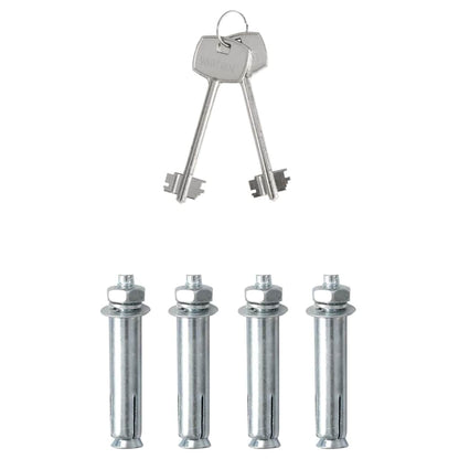 Cassaforte con blocco 20 x 31 x 20 cm