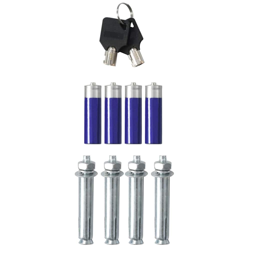 Cassetta di sicurezza digitale Grigio scuro 35 x 31 x 80 cm