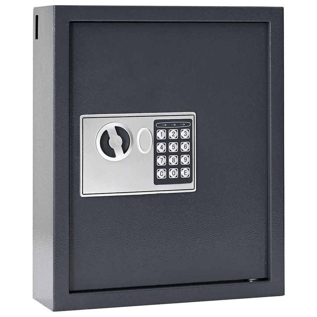 Cassetta di sicurezza digitale Grigio 30 x 10 x 36.5 cm Acciaio