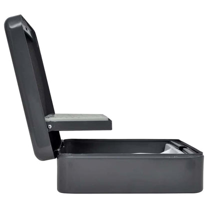 Scatola per Contanti con blocco Nero 30 x 24 x 9 cm Acciaio