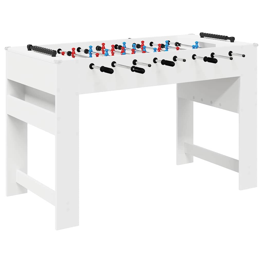 Tavolo da Foosball Bianco 125 x 60,5 x 80 cm Legno multistrato
