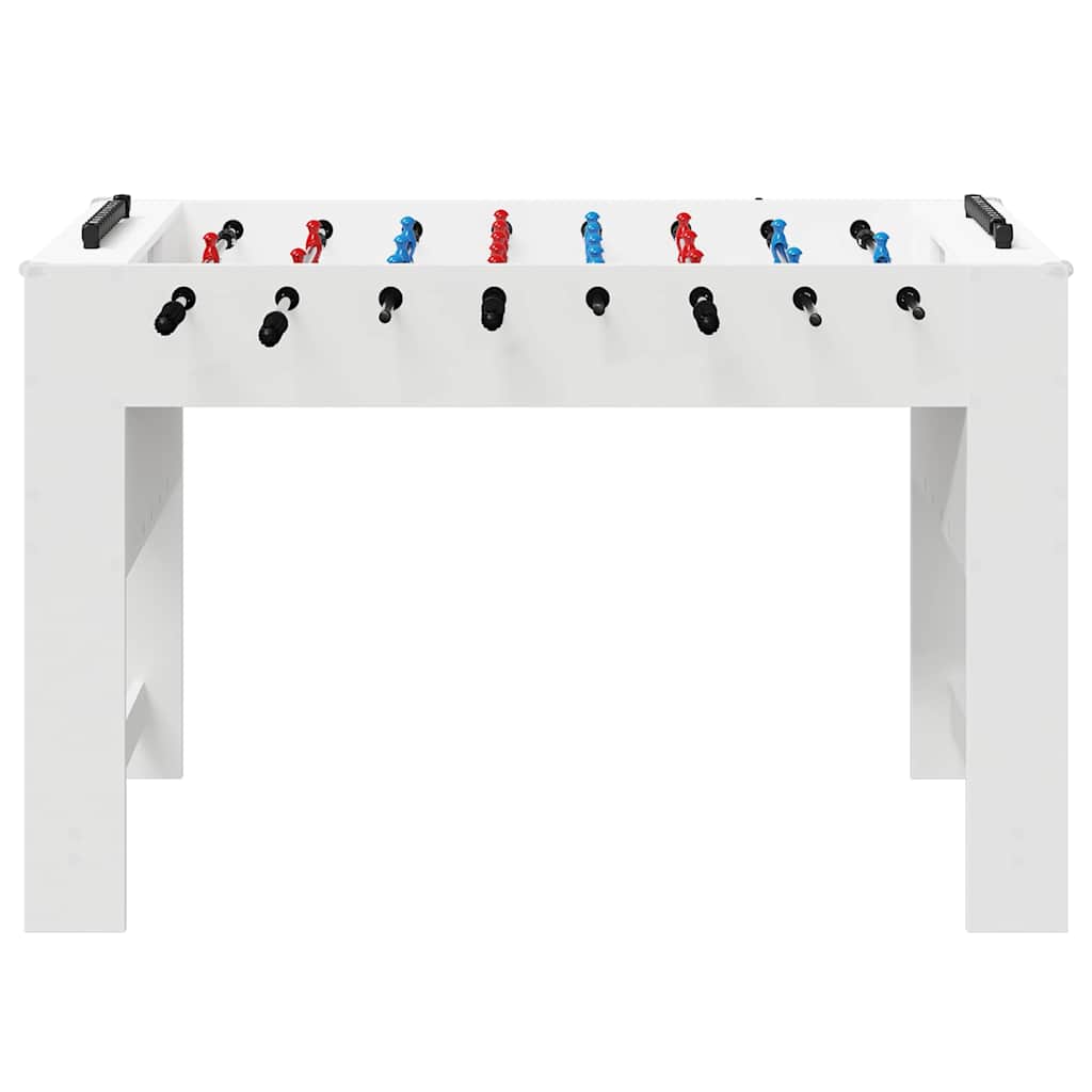 Tavolo da Foosball Bianco 125 x 60,5 x 80 cm Legno multistrato