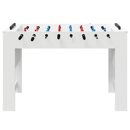 Tavolo da Foosball Bianco 125 x 60,5 x 80 cm Legno multistrato