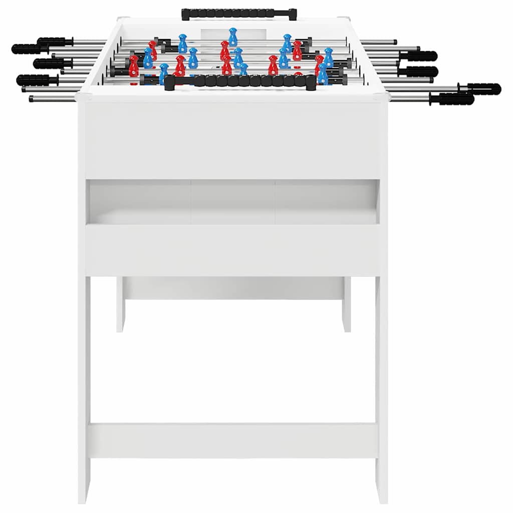 Tavolo da Foosball Bianco 125 x 60,5 x 80 cm Legno multistrato