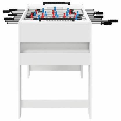 Tavolo da Foosball Bianco 125 x 60,5 x 80 cm Legno multistrato
