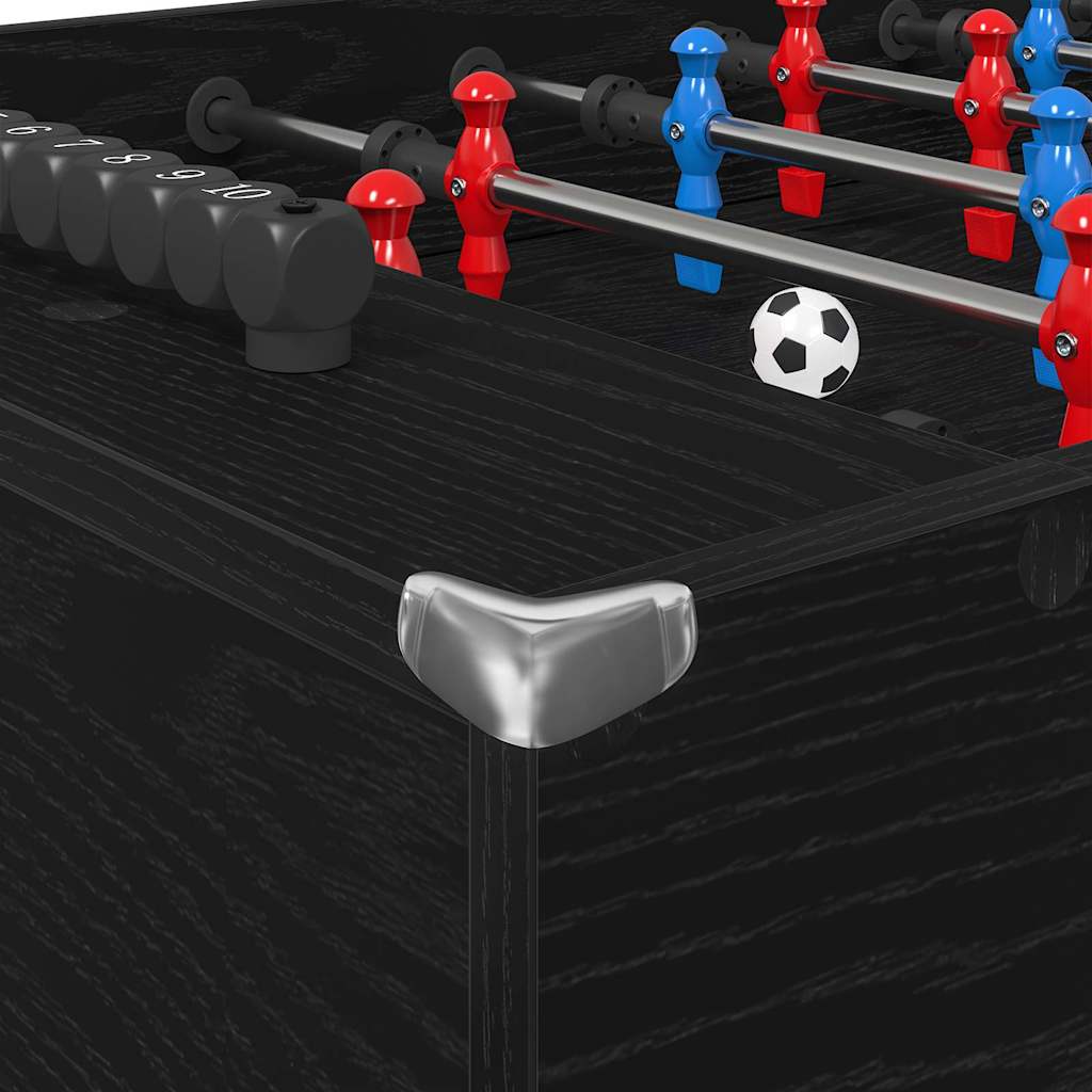 Tavolo da Foosball Rovere Nero 125 x 60,5 x 80 cm