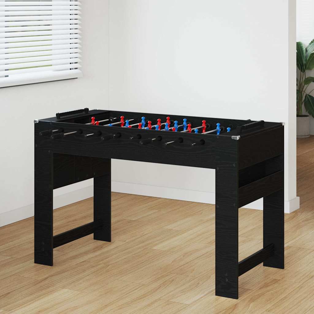 Tavolo da Foosball Rovere Nero 125 x 60,5 x 80 cm