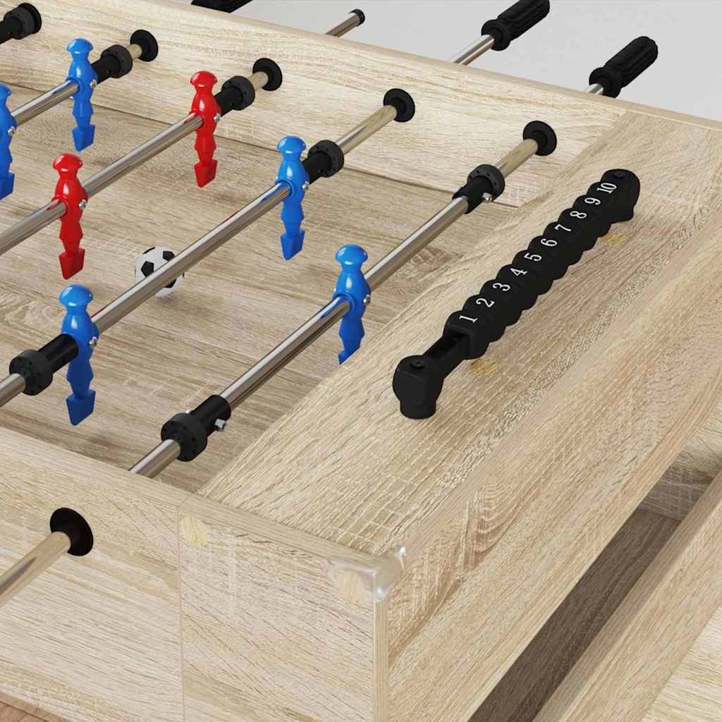 Tavolo da Foosball Rovere Sonoma 125 x 60,5 x 80 cm