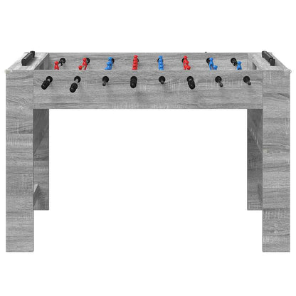 Tavolo da Foosball Grigio Sonoma 125 x 60,5 x 80 cm