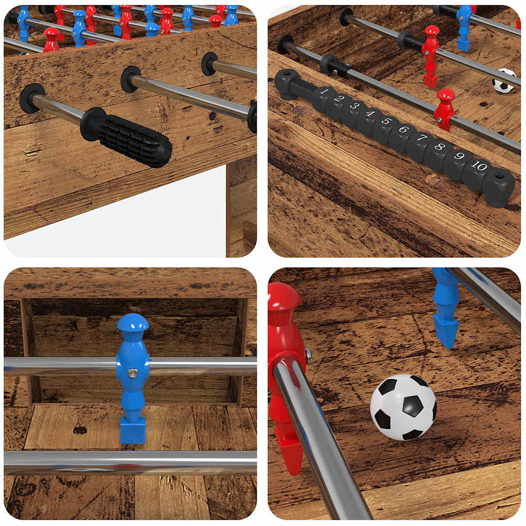 Tavolo da Foosball Legno vecchio 125 x 60,5 x 80 cm