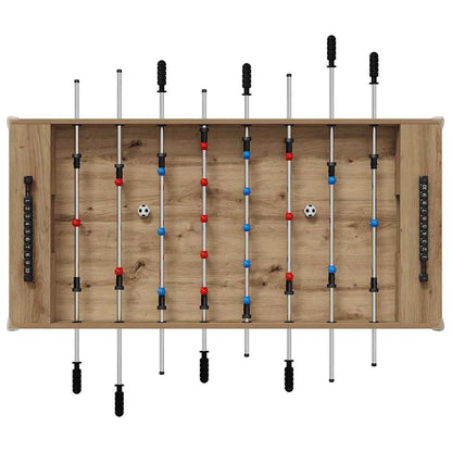 Tavolo da Foosball Rovere artigianale 125 x 60,5 x 80 cm