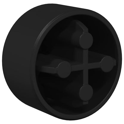 Tappi per tavoli da calciobalilla 10 pcs Nero 1,5 x 1,5 x 1 cm | homemem39