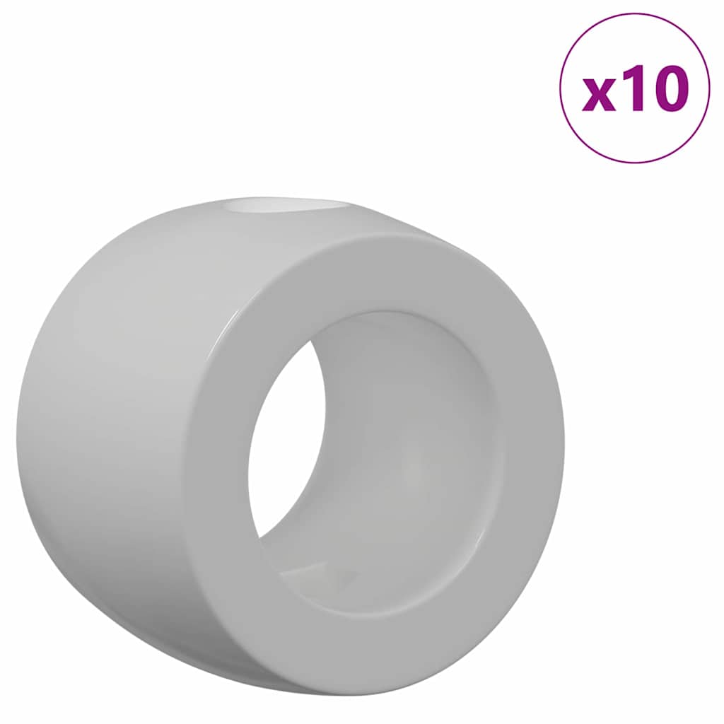 Cuscinetti per tavolo da biliardino 10 pcs Nero 3 x 3 x 2,1 cm | homemem39
