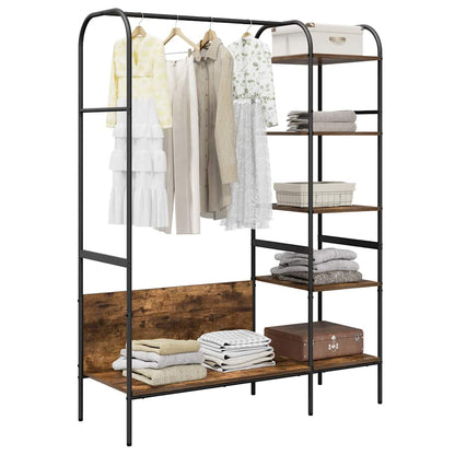 Stendibiancheria Marrone 120 x 44 x 160 cm Legno multistrato