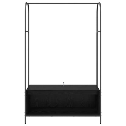 Stendibiancheria Nero 100 x 44 x 160 cm Legno multistrato