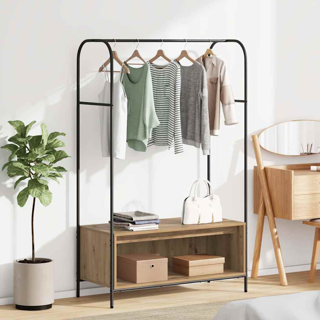 Stendibiancheria Marrone 100 x 44 x 160 cm Legno multistrato