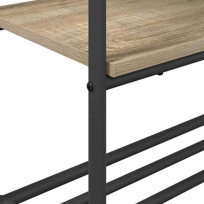 Stendibiancheria con lo scaffale Rovere Sonoma 77 x 30 x 171 cm