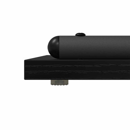 Tavolo consolle con lo scaffale Rovere Nero 101 x 35 x 80,5 cm | homemem39